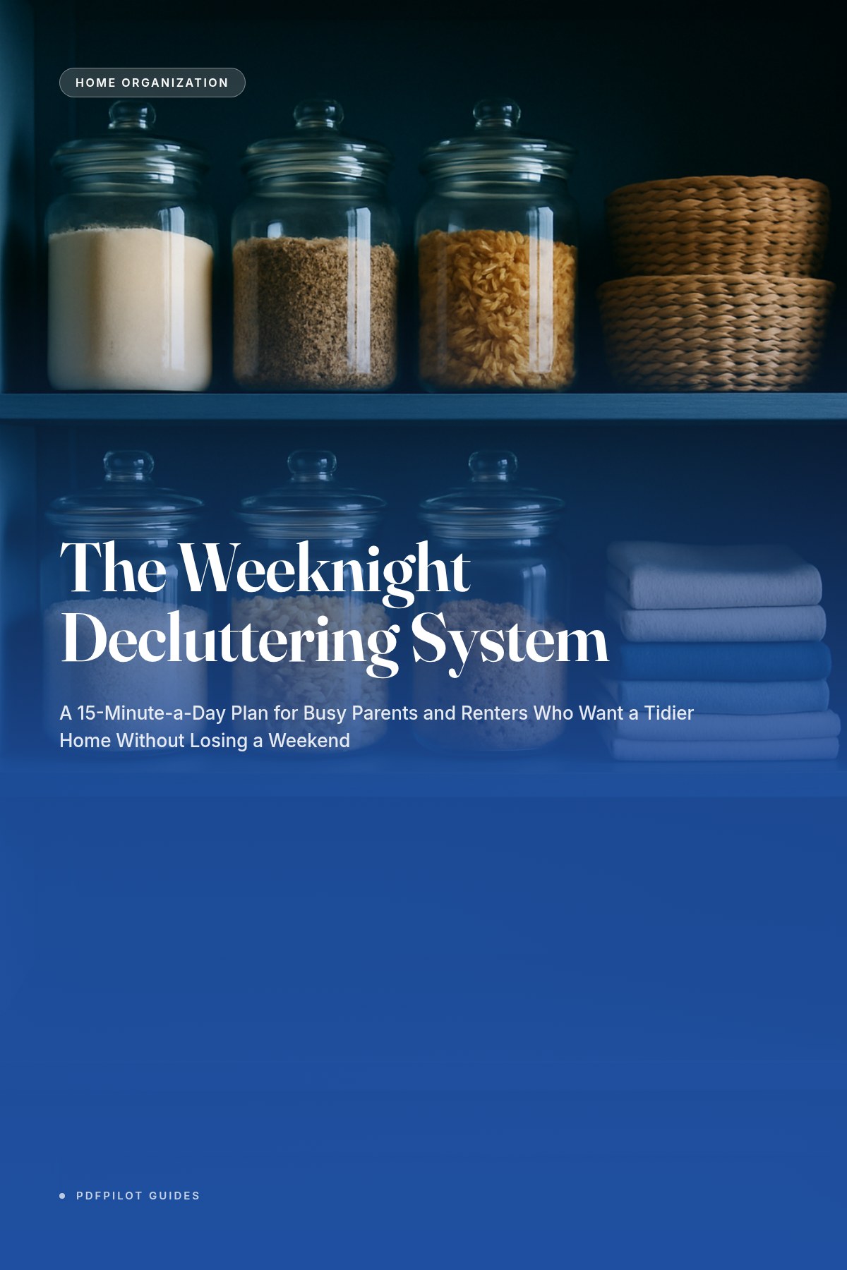 The Weeknight Decluttering System cover
